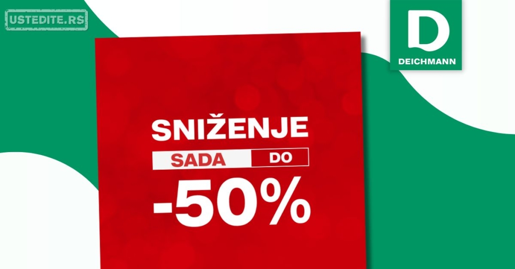 Deichmann SNIŽENJE do 50% 14.7-3.8.2025.