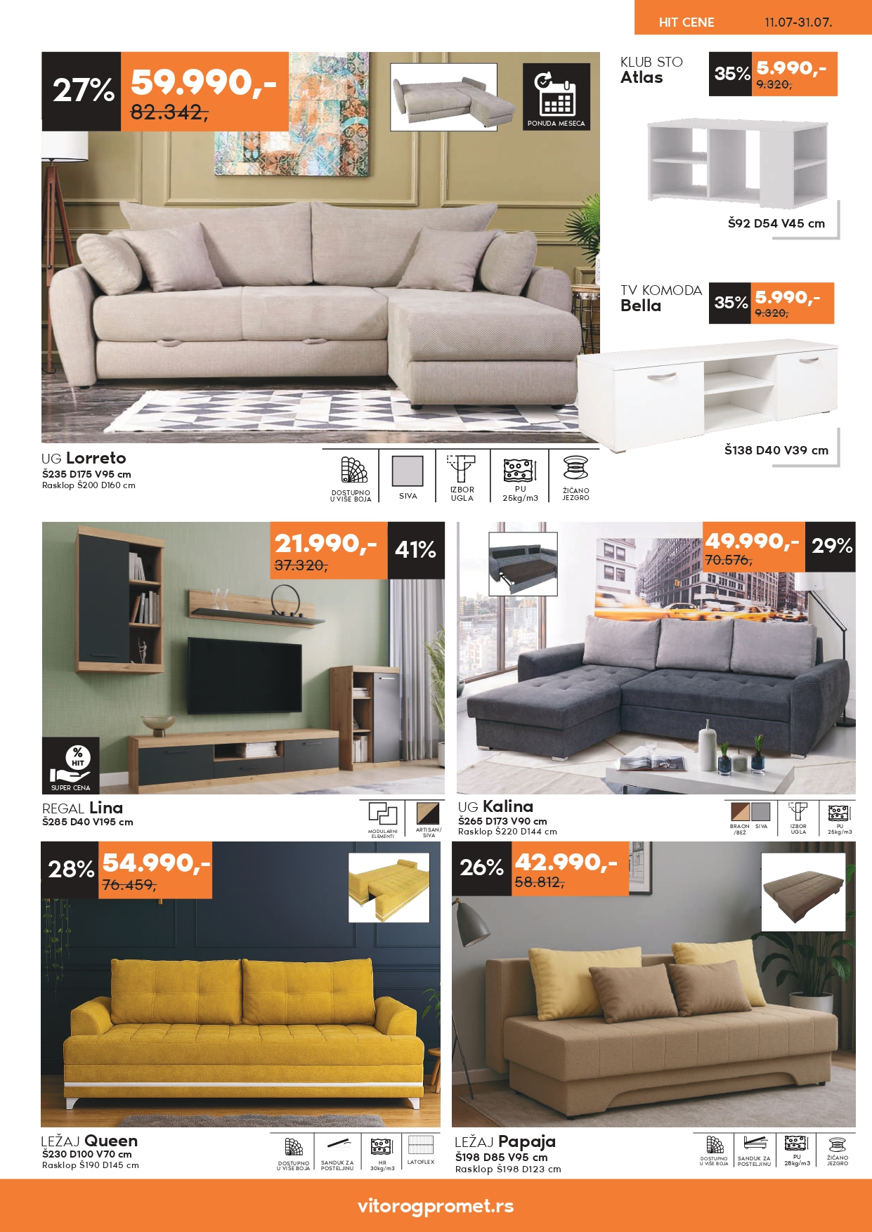 Vitorog katalog LETNJA SNIŽENJA 11.7-6.8.2025.