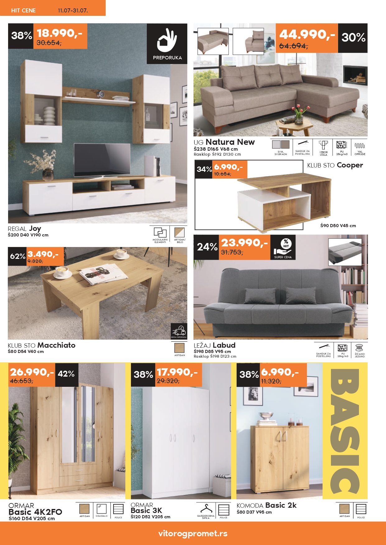 Vitorog katalog LETNJA SNIŽENJA 11.7-6.8.2025.