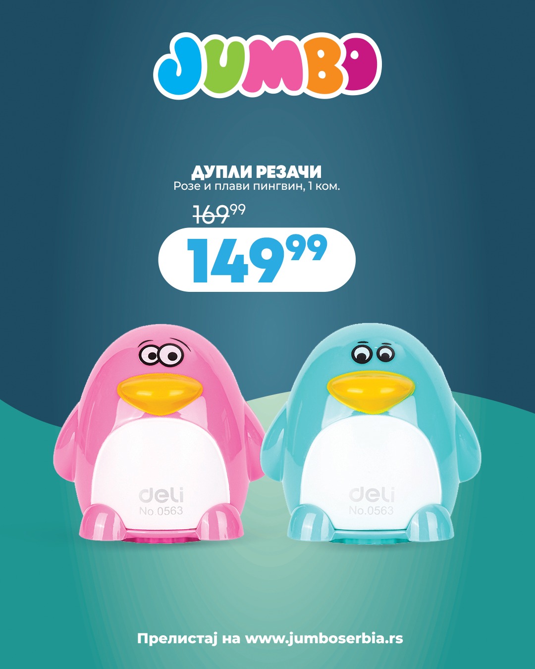 Jumbo ŠKOLSKI PRIBOR – akcija do 7.9.2025.