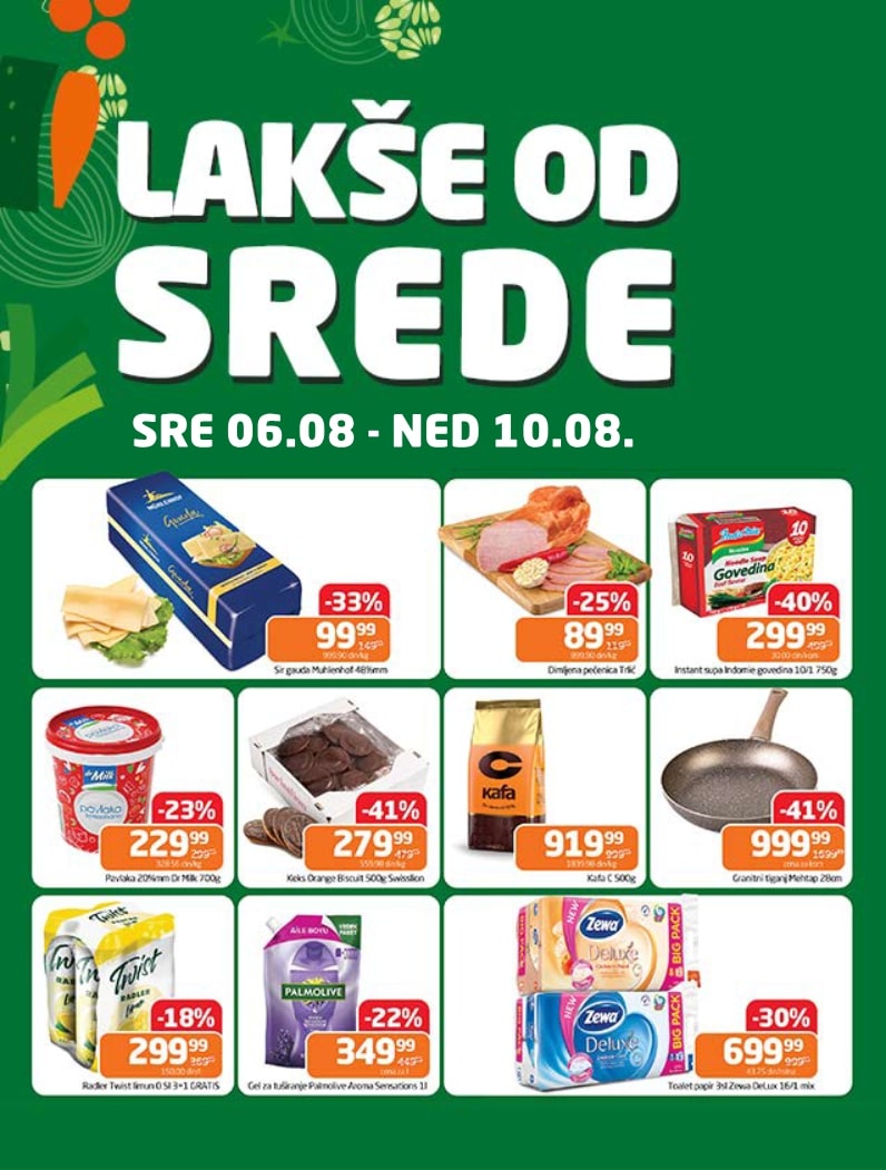 Gomex katalog LAKŠE OD SREDE 6-10.8.2025.