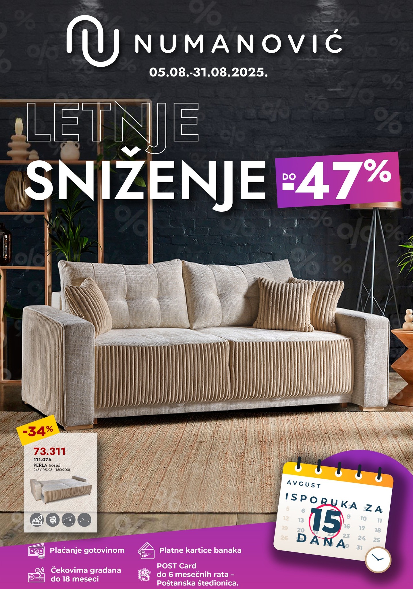 Numanović namještaj katalog 5-31.8.2025.