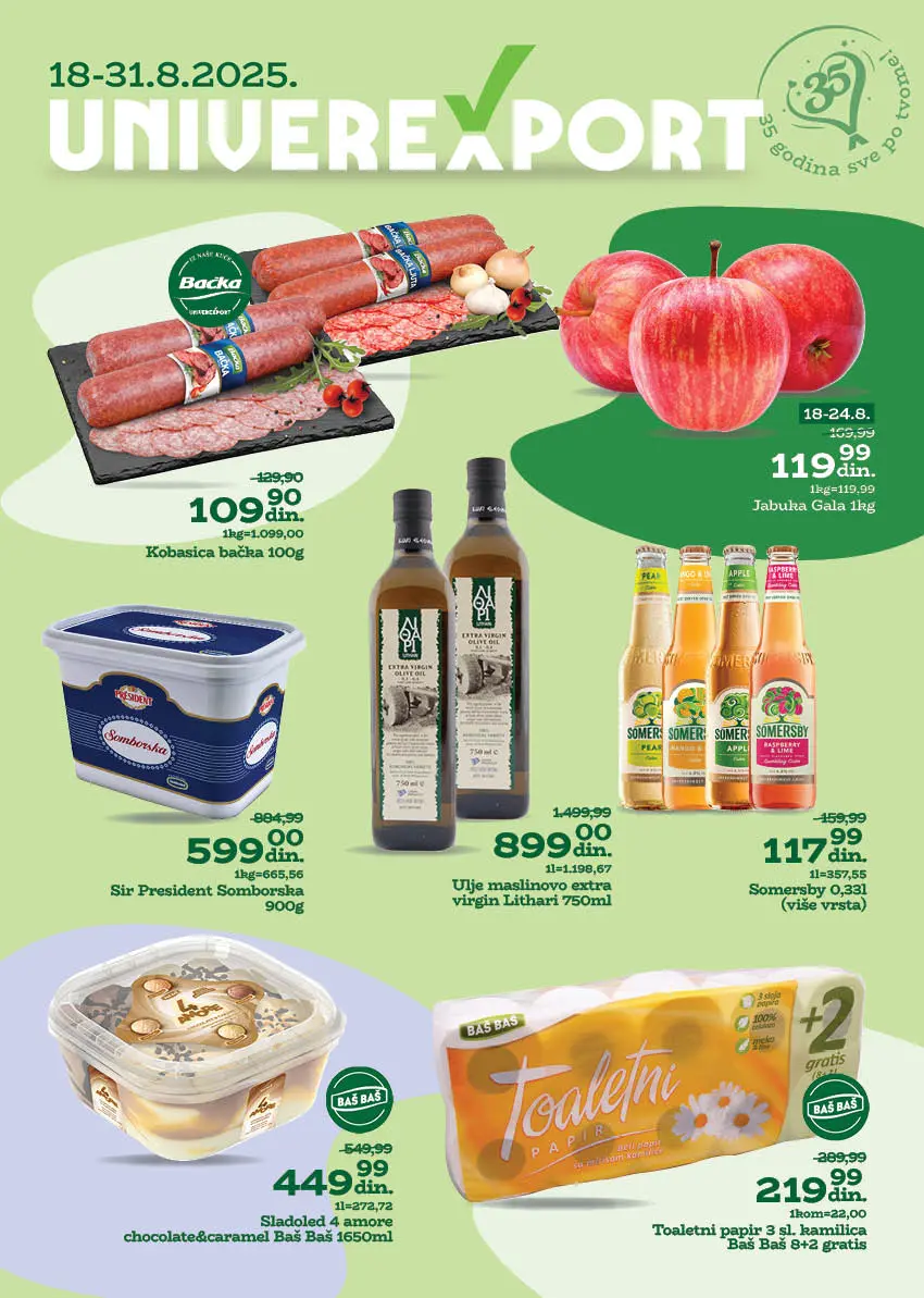 Univerexport katalog 18-31.8.2025.