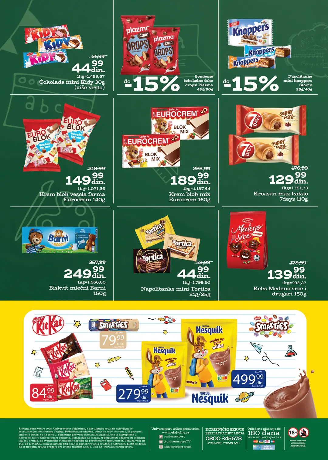 Univerexport katalog ŠKOLA 14.8-13.9.2025.