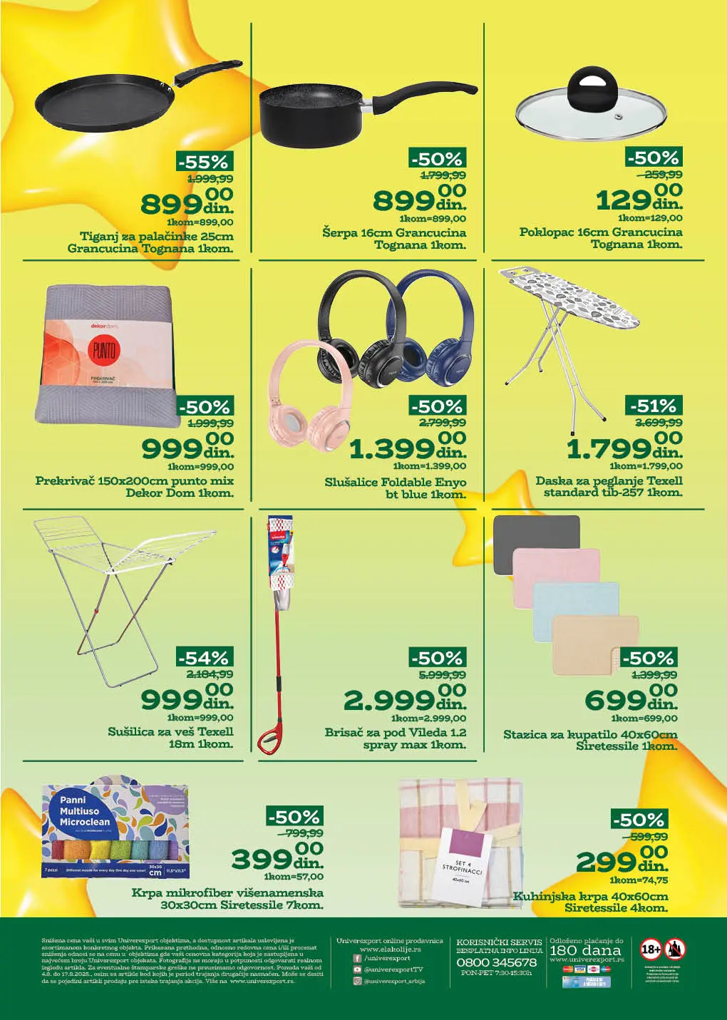 Univerexport katalog CENE PADALICE 4-17.8.2025.