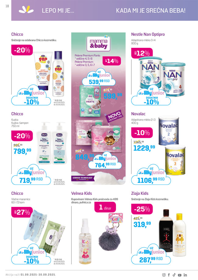 Lilly katalog SEPTEMBAR 2025.
