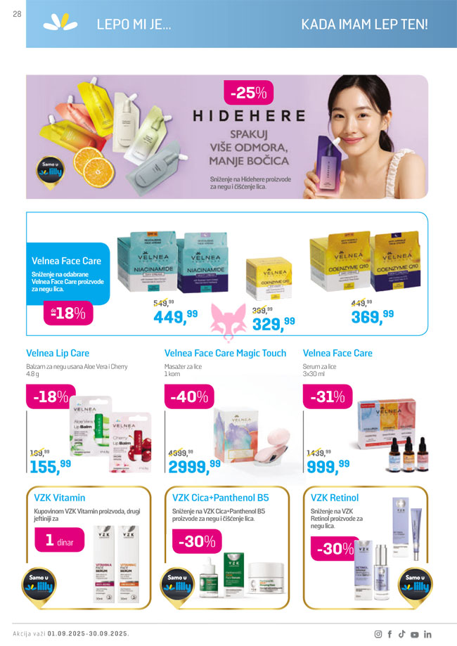 Lilly katalog SEPTEMBAR 2025.