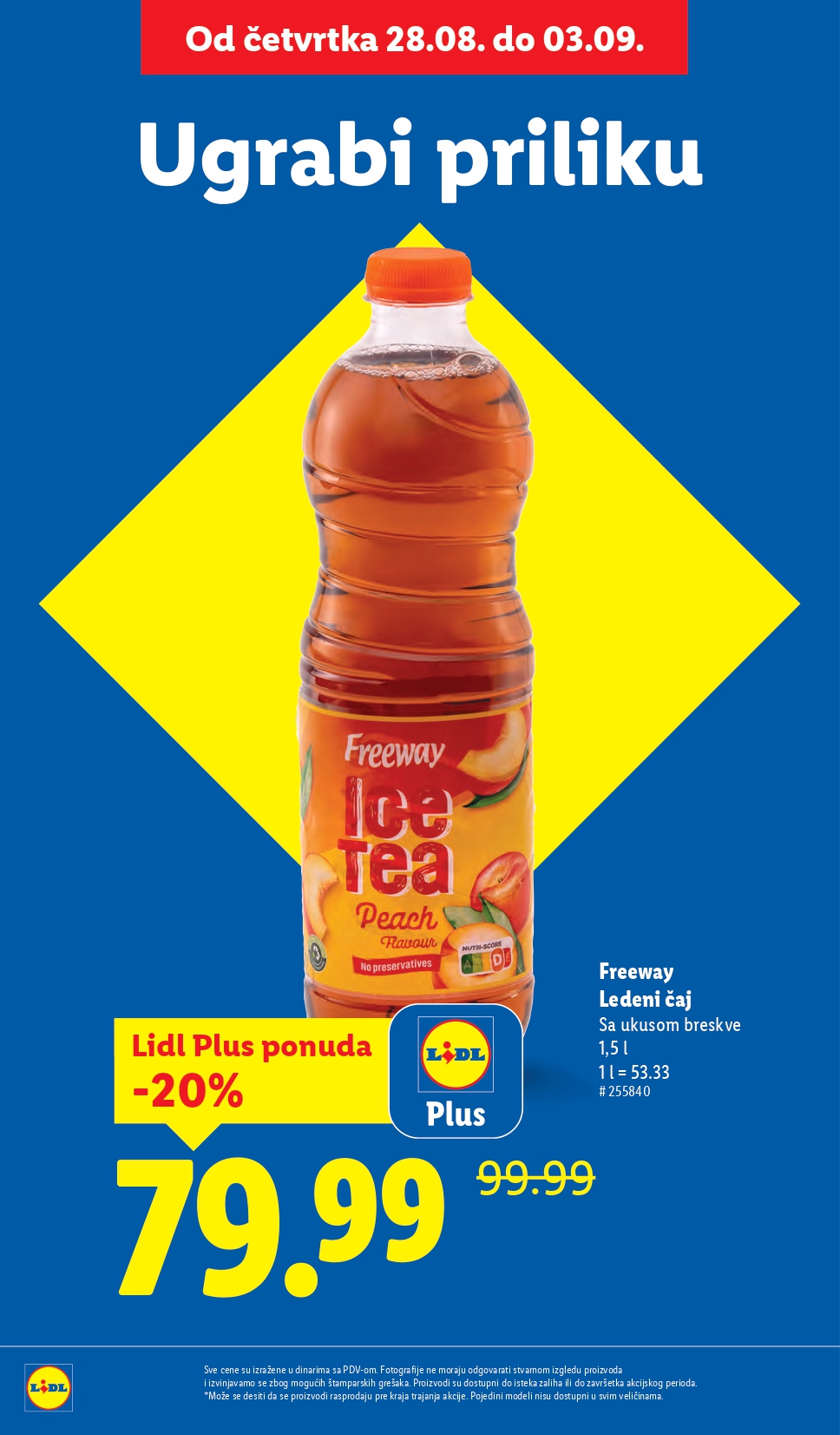 Lidl katalog PREHRANA 28.8-3.9.2025.