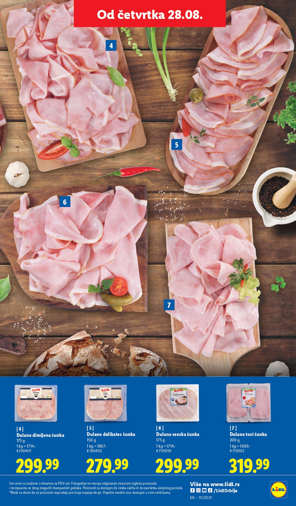 Lidl katalog PREHRANA 28.8-3.9.2025.