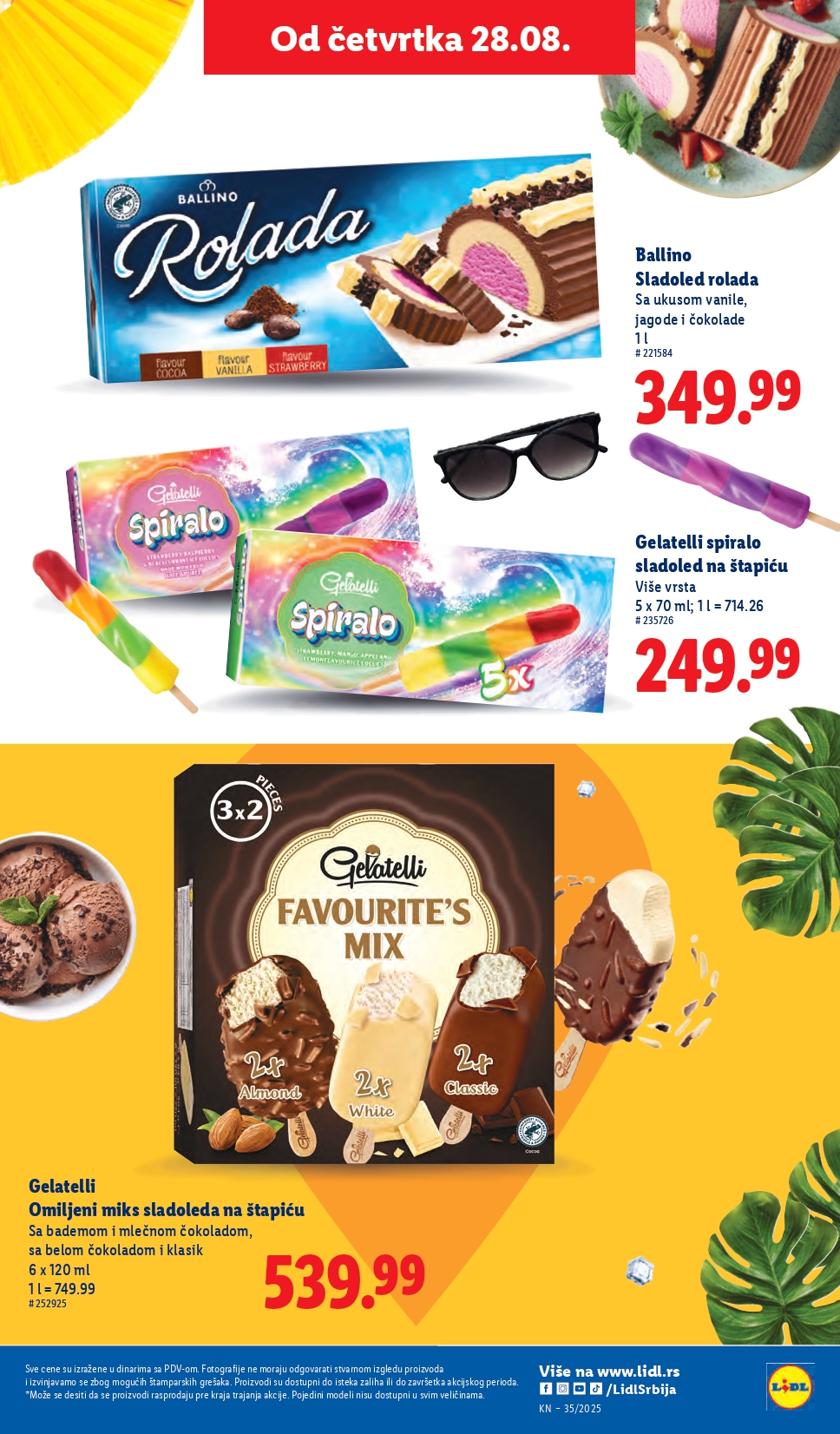 Lidl katalog PREHRANA 28.8-3.9.2025.