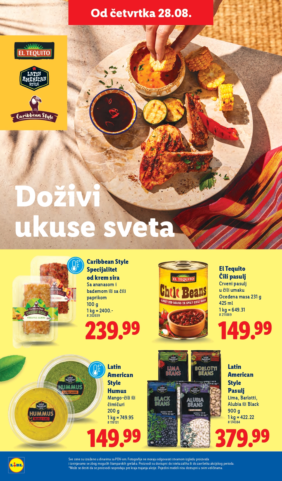Lidl katalog PREHRANA 28.8-3.9.2025.