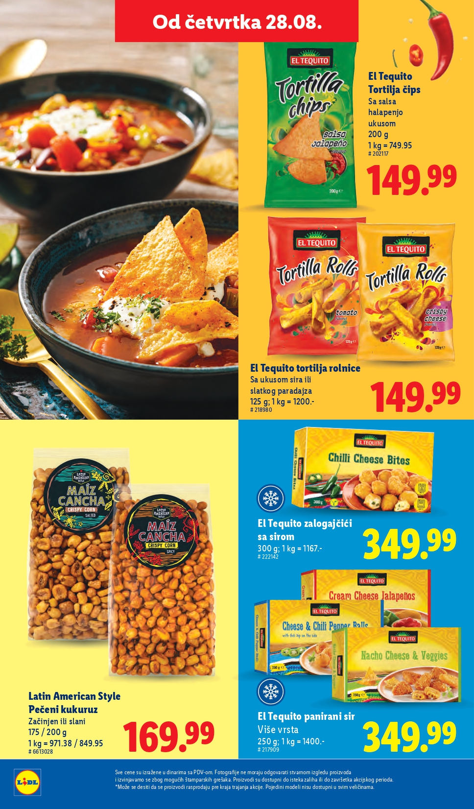 Lidl katalog PREHRANA 28.8-3.9.2025.