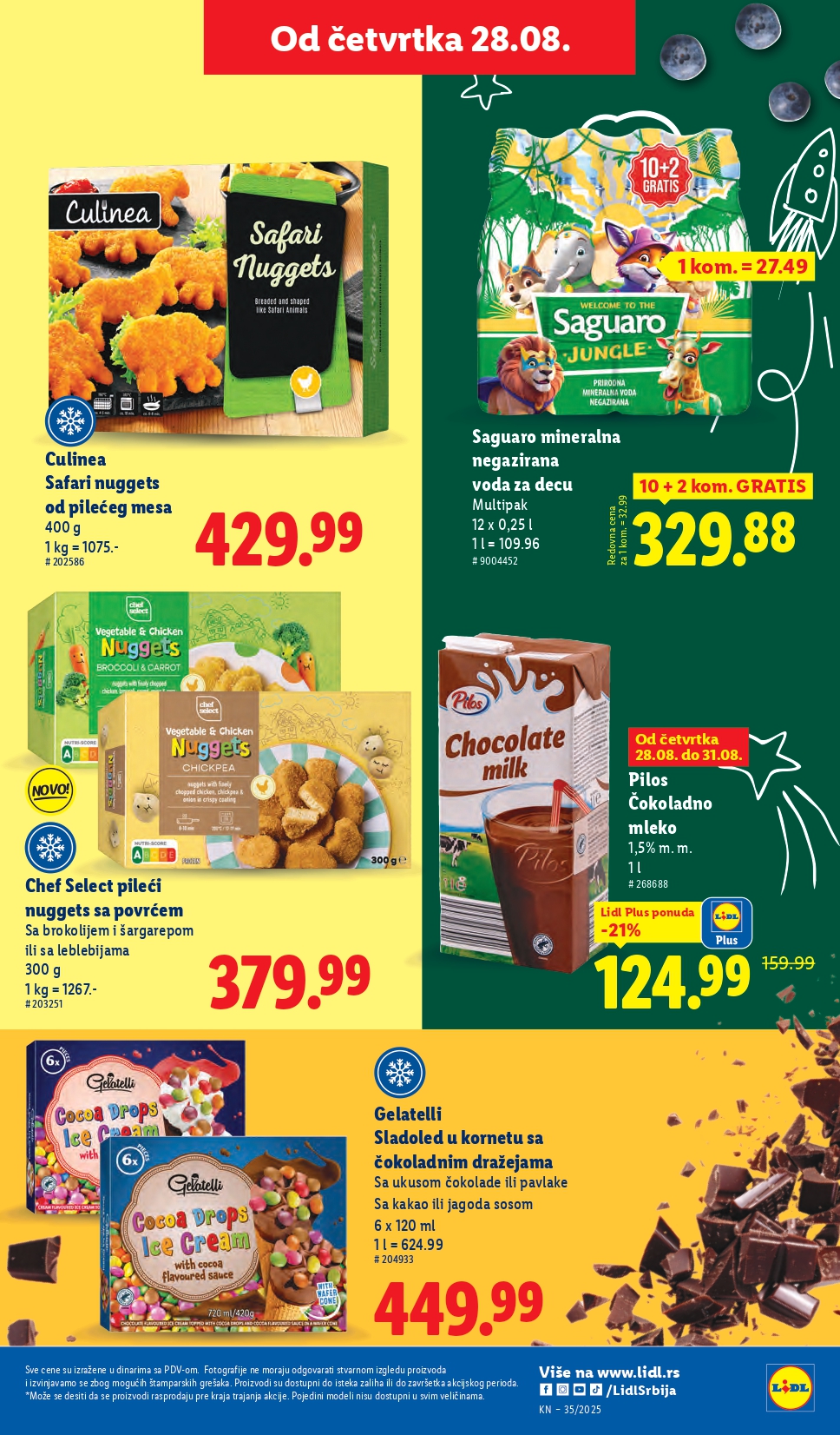 Lidl katalog PREHRANA 28.8-3.9.2025.