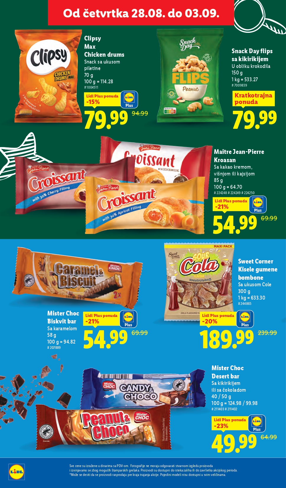 Lidl katalog PREHRANA 28.8-3.9.2025.