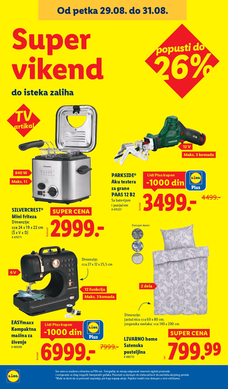 Lidl katalog PREHRANA 28.8-3.9.2025.