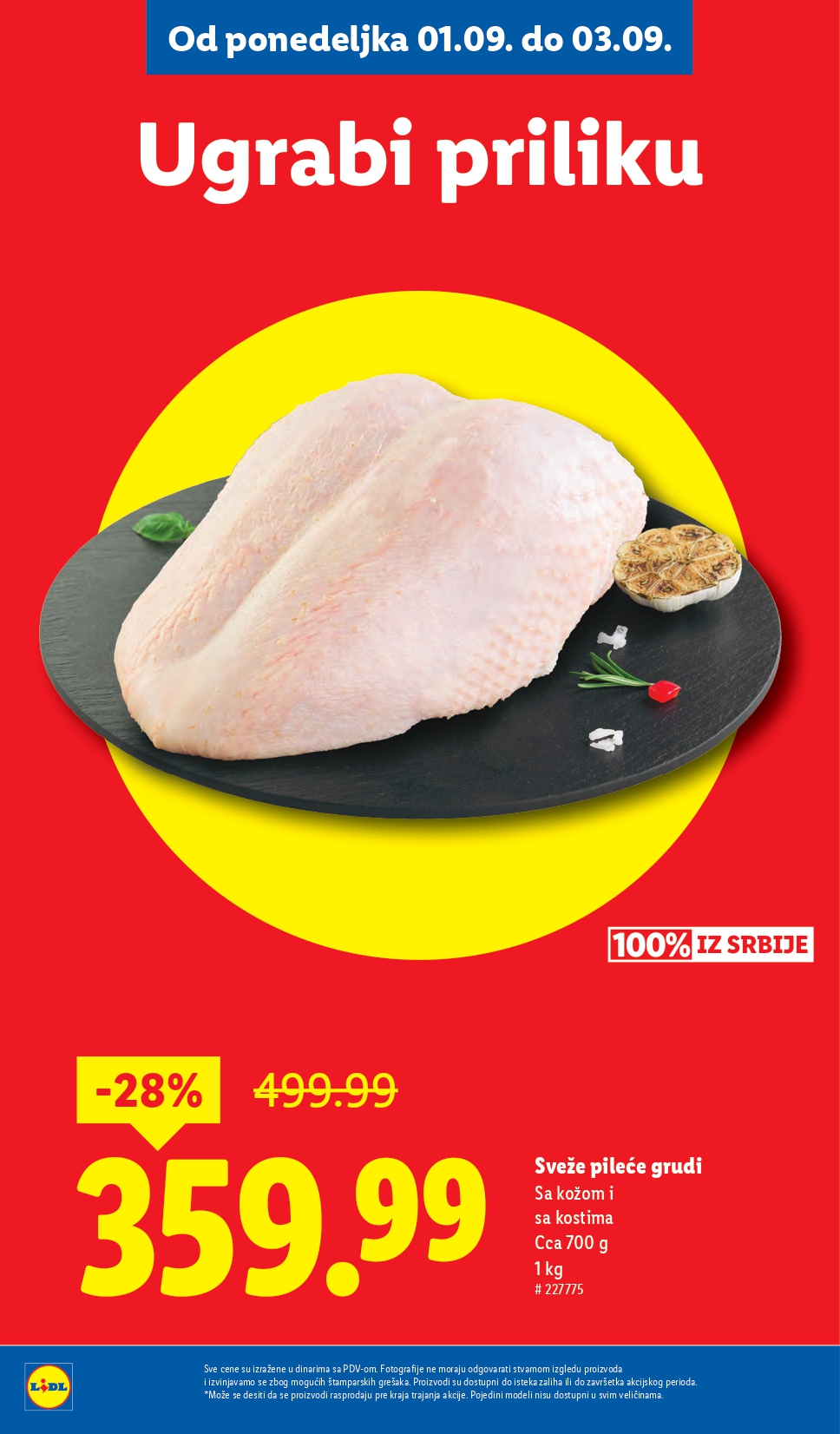 Lidl katalog PREHRANA 28.8-3.9.2025.