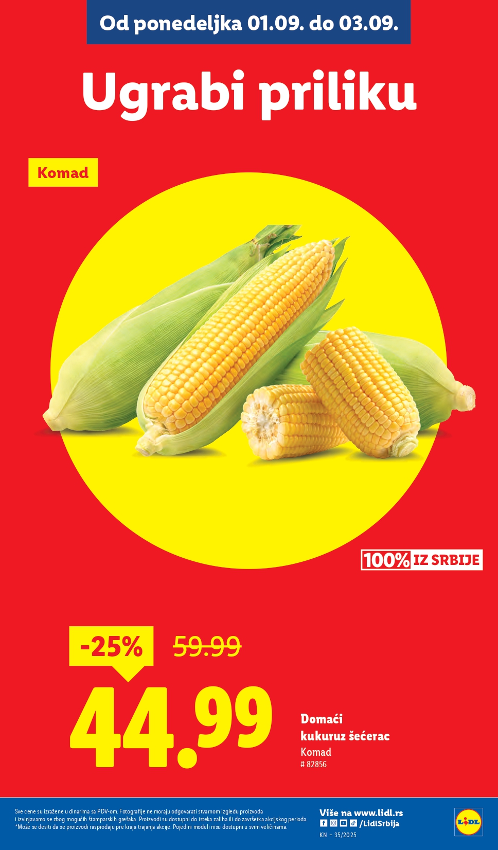 Lidl katalog PREHRANA 28.8-3.9.2025.