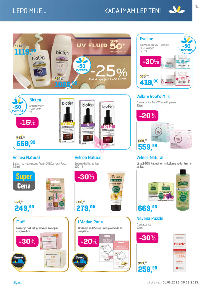 Lilly katalog SEPTEMBAR 2025.