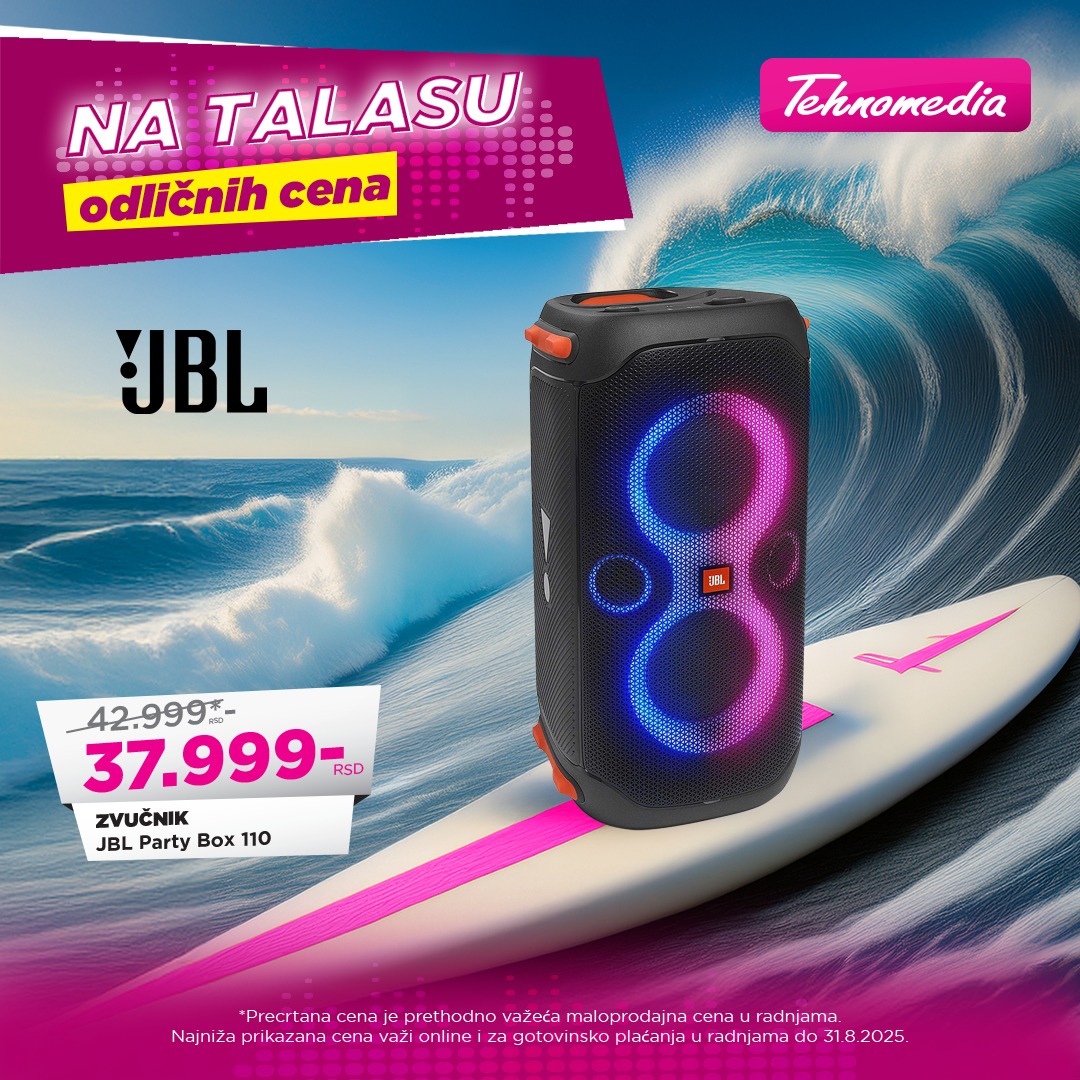 Tehnomedia AKCIJA - sniženje do 31.8.2025.
