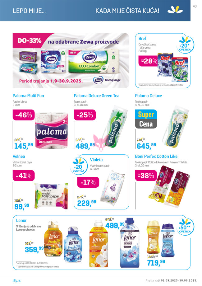 Lilly katalog SEPTEMBAR 2025.