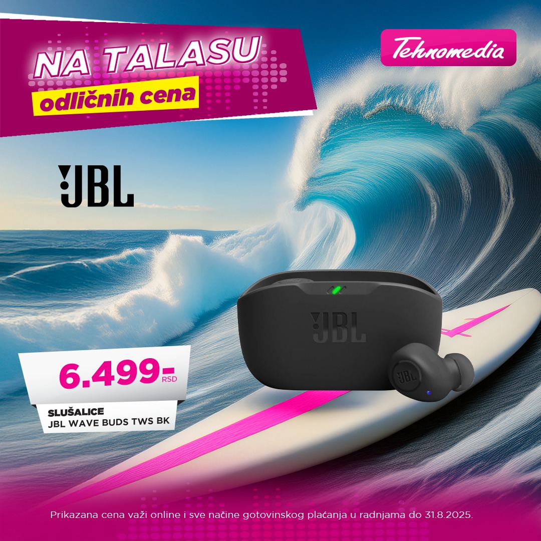Tehnomedia AKCIJA - sniženje do 31.8.2025.