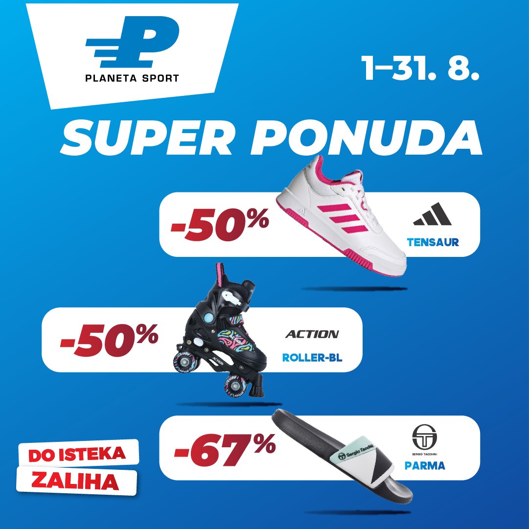 Planeta Sport SUPER PONUDA 1-31.8.2025.