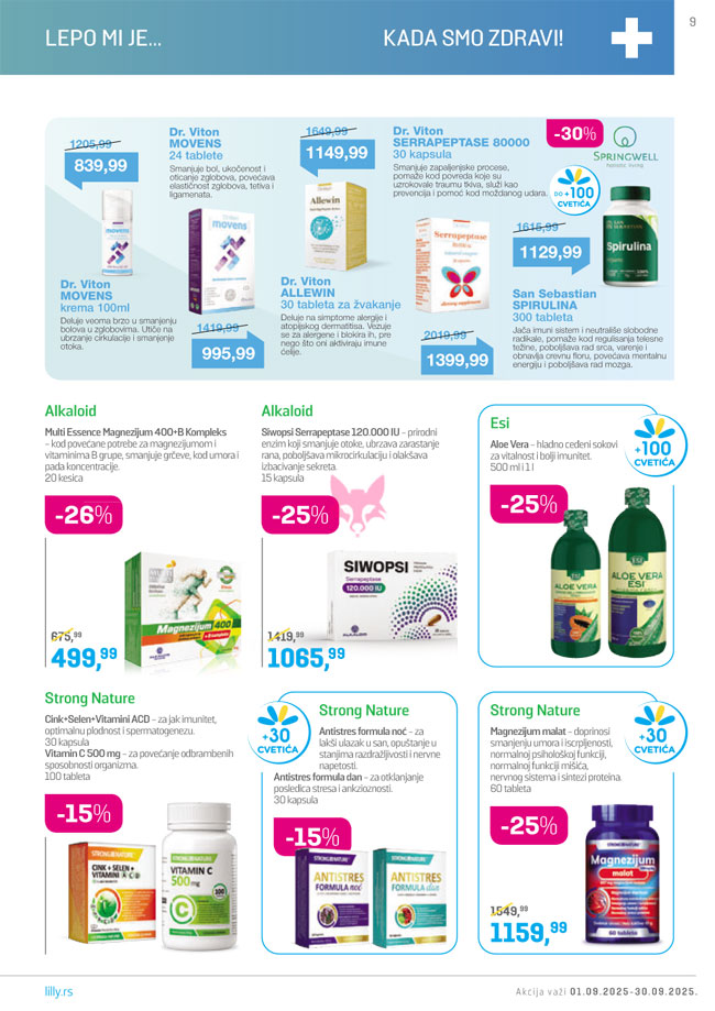 Lilly katalog SEPTEMBAR 2025.
