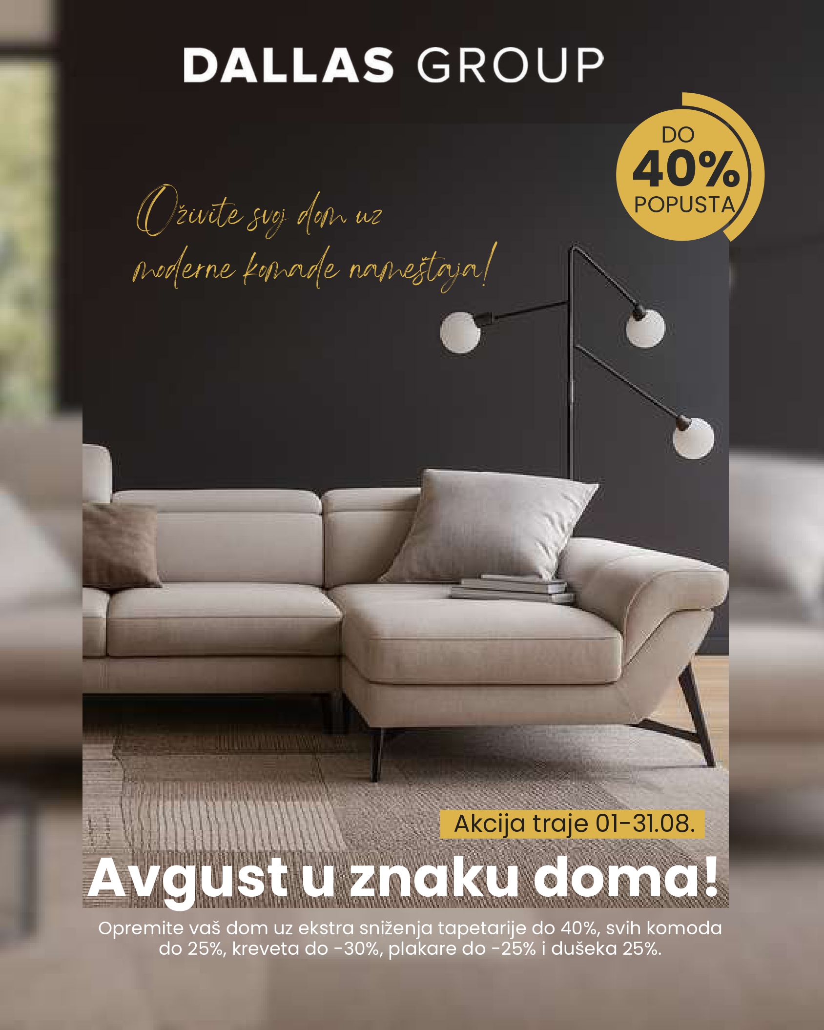 Dallas namještaj katalog 1-31.8.2025.