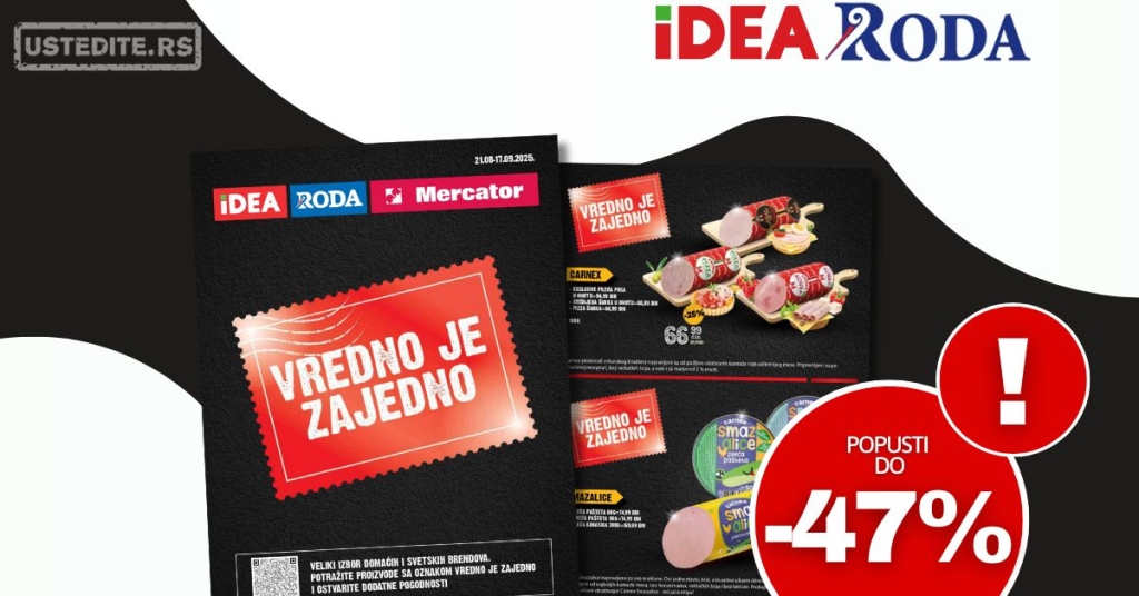 Roda & Idea katalog 21.8-17.9.2025.
