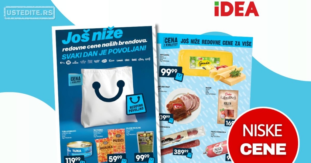 Idea akcija NISKE CENE 21-27.8.2025.