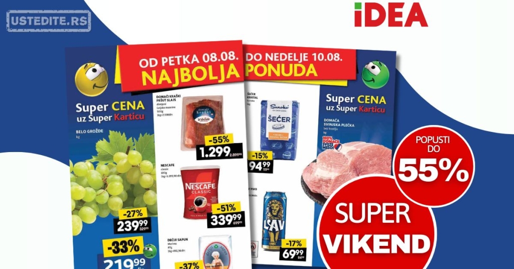 Idea vikend akcija 8-10.8.2025.