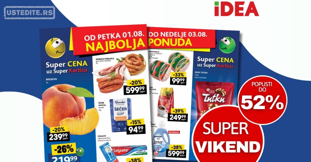 Idea VIKEND AKCIJA 1-3.8.2025.
