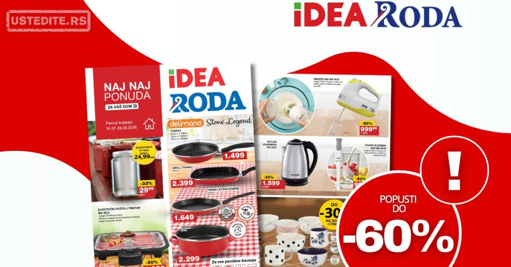 Roda & Idea katalog 31.7-26.8.2025.