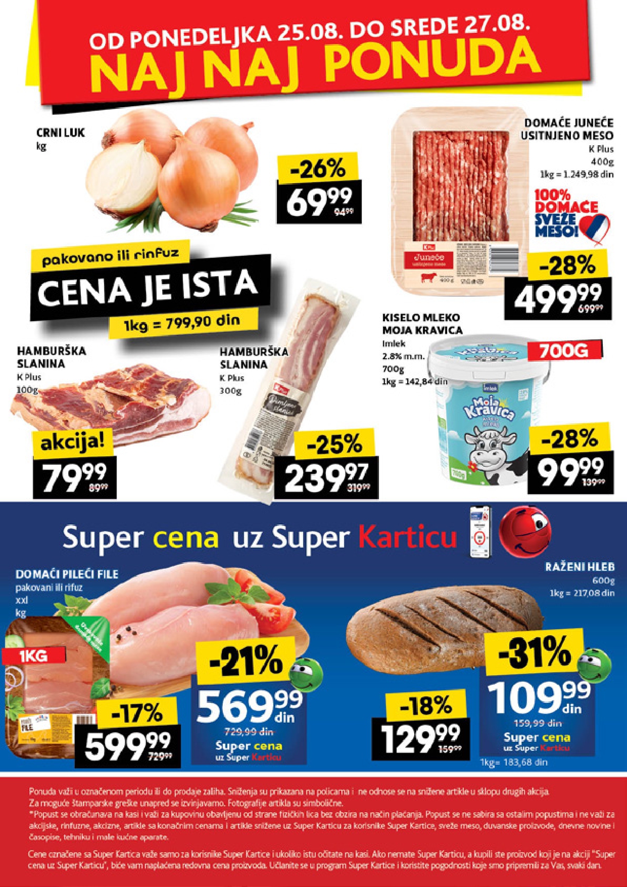 Mercator NAJBOLJA PONUDA 25-27.8.2025.