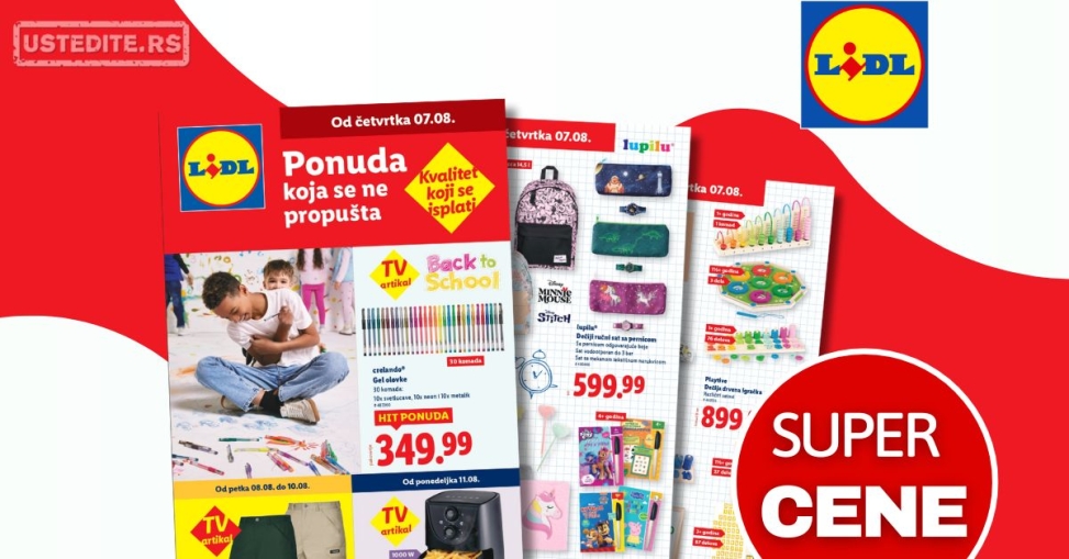 Lidl katalog PREHRANA 7-13.8.2025.