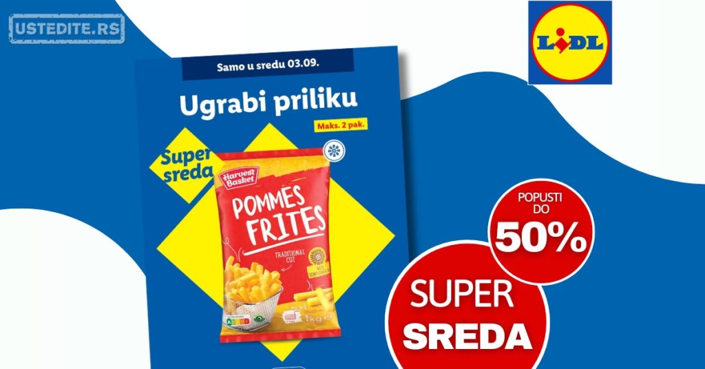 Lidl SUPER SREDA 3.9.2025.