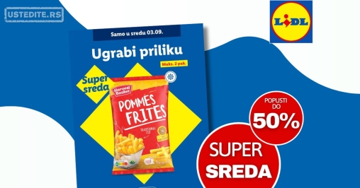 Lidl SUPER SREDA 3.9.2025.