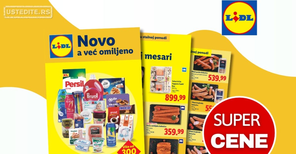 Lidl katalog NOVO avgust 2025.