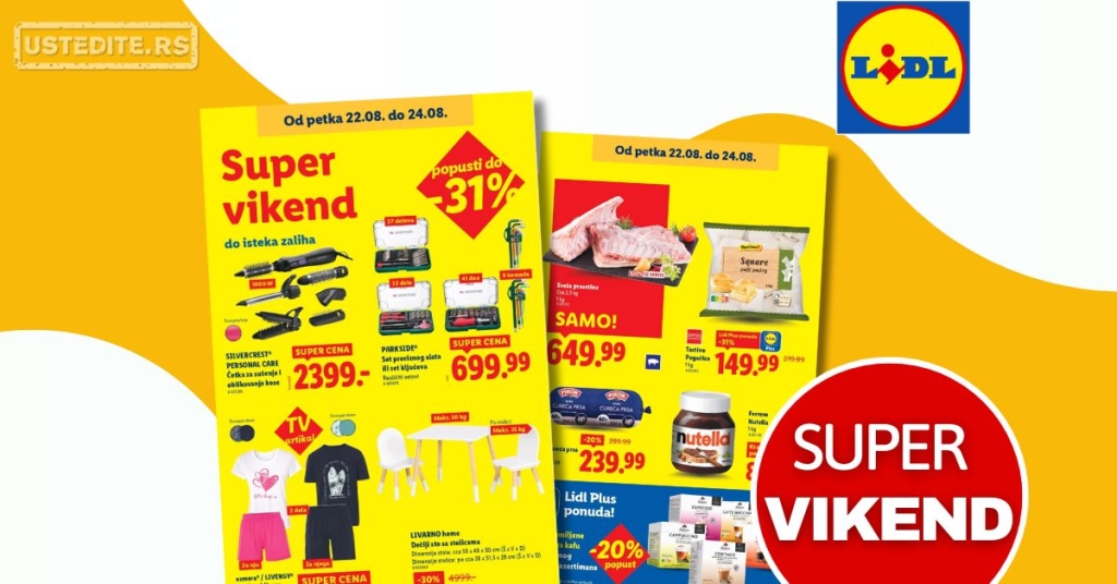 Lidl VIKEND AKCIJA 22-24.8.2025.