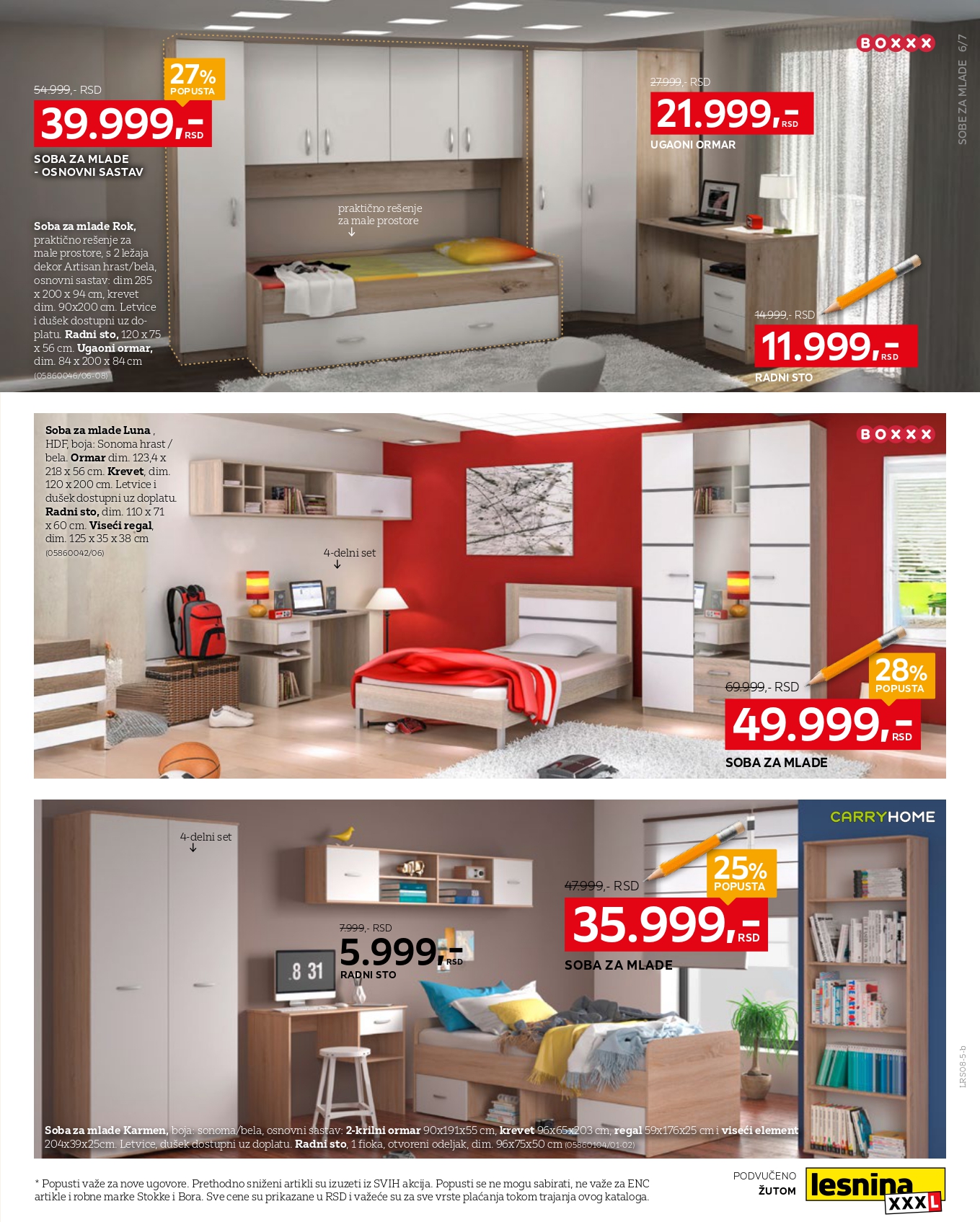Lesnina XXXL katalog ŠKOLA 11.8-7.9.2025.