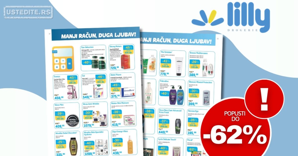 Lilly MANJI RAČUN/DUGA LJUBAV 1-31.8.2025.
