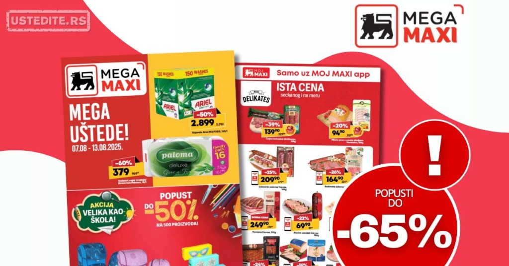 Mega Maxi katalog 7-13.8.2025.
