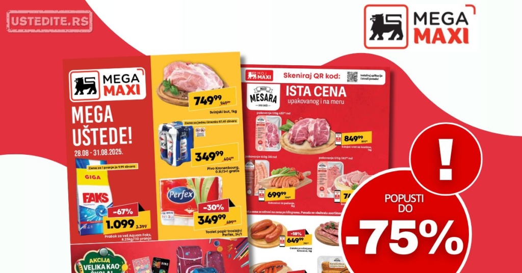 Mega Maxi katalog 28-31.8.2025.