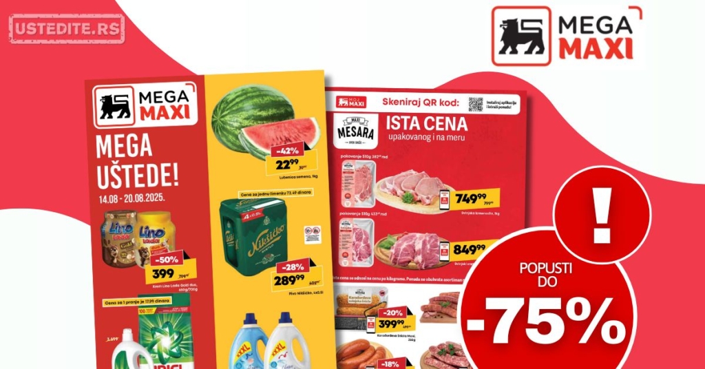 Mega Maxi katalog 14-20.8.2025.