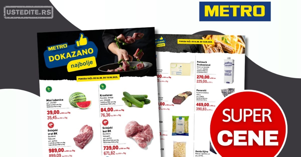 Metro katalog DOKAZANO 6-10.8.2025.