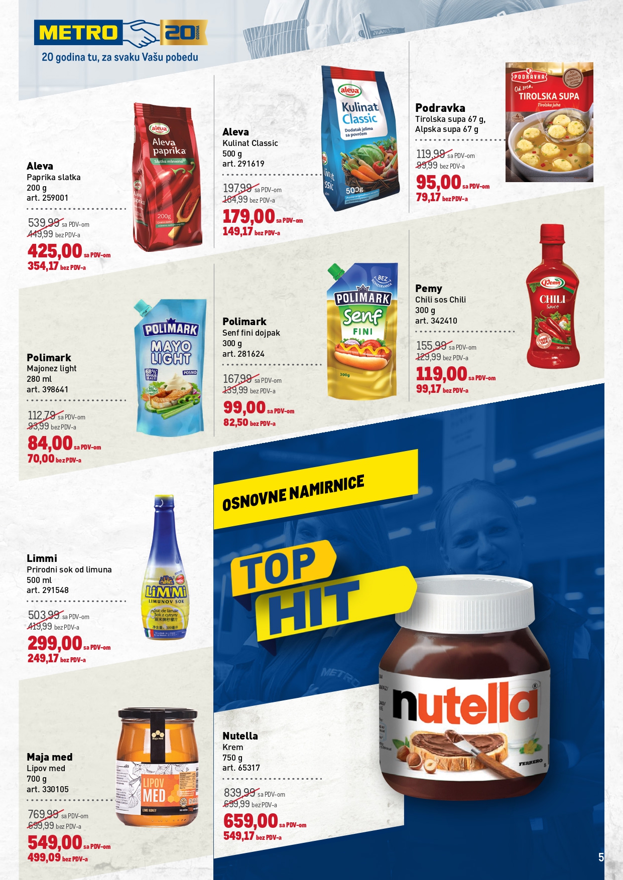 Metro katalog PREHRANA/NEPREHRANA 7-20.8.2025.