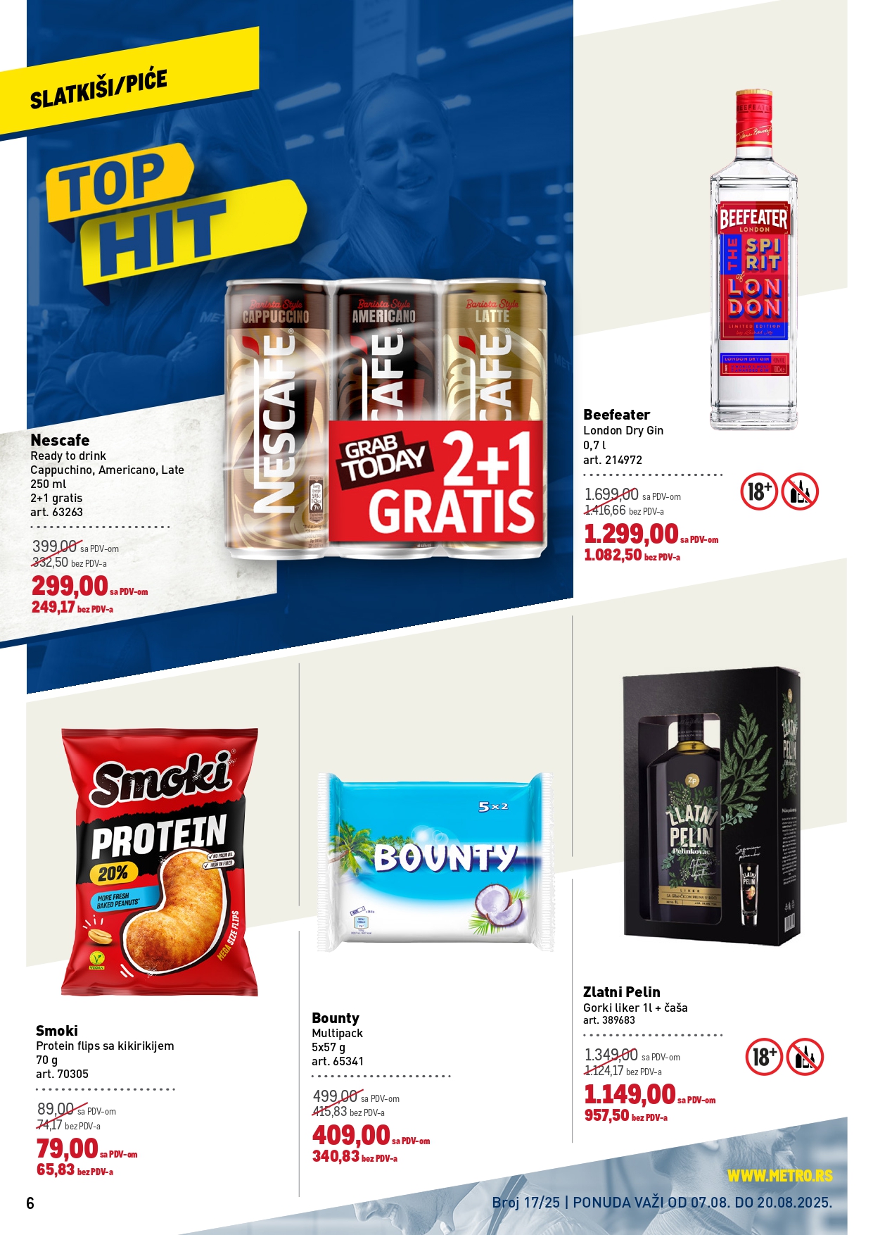 Metro katalog PREHRANA/NEPREHRANA 7-20.8.2025.