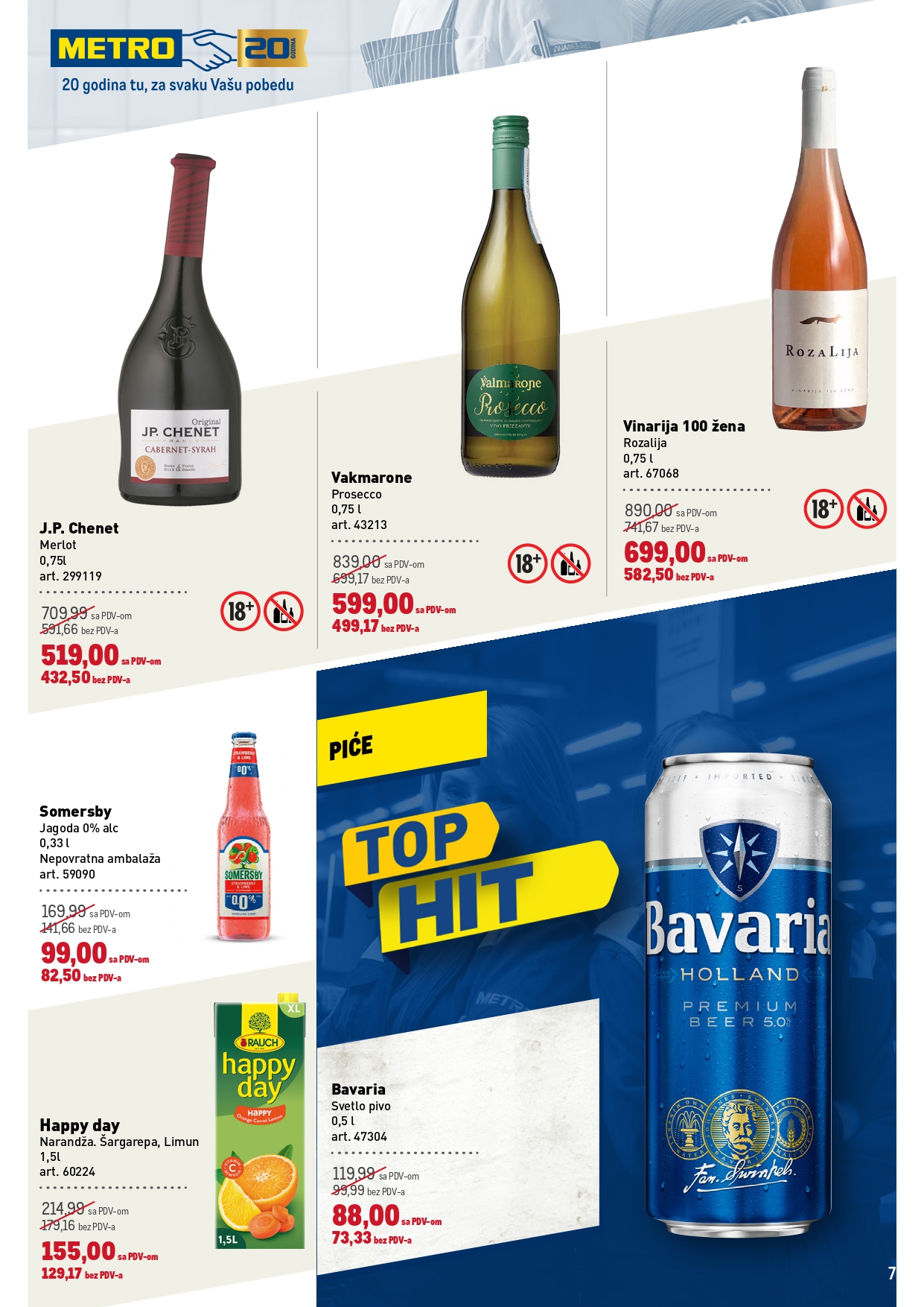 Metro katalog PREHRANA/NEPREHRANA 21.8-3.9.2025.