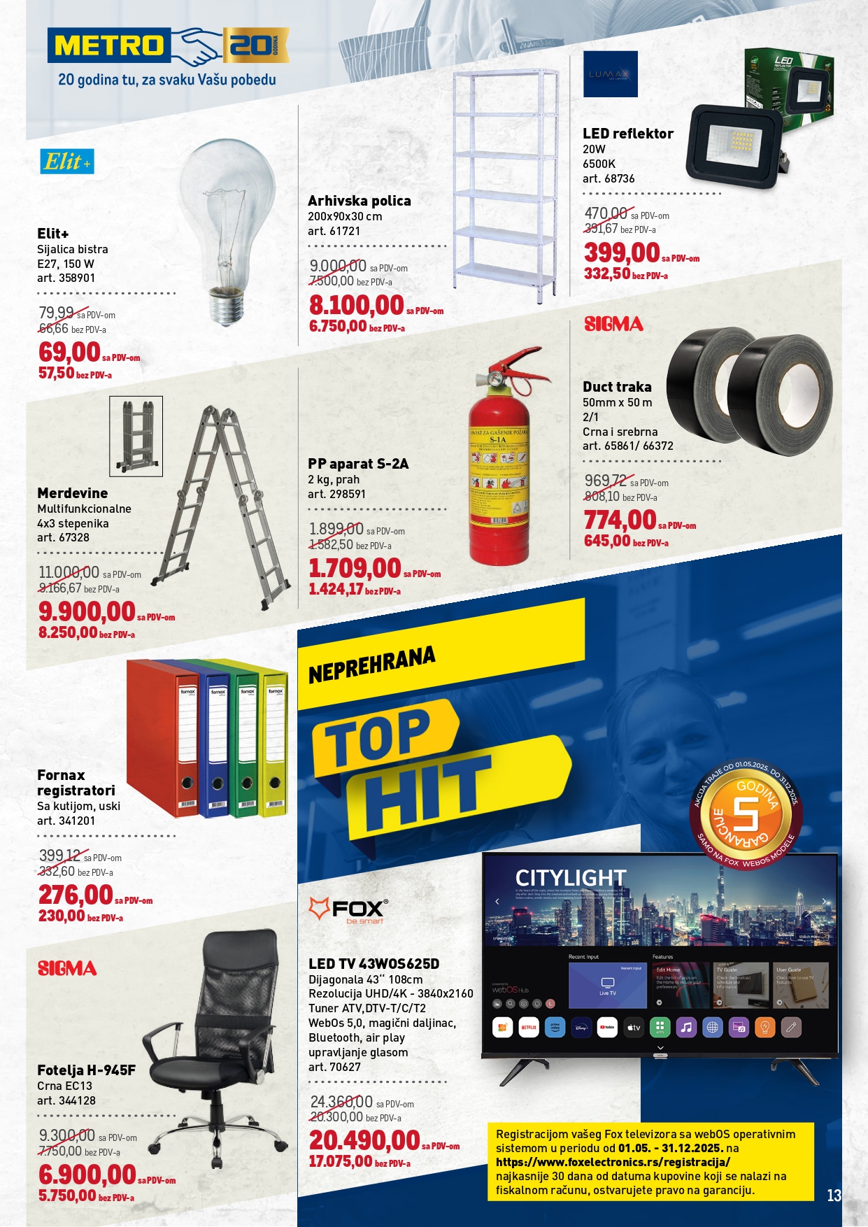 Metro katalog PREHRANA/NEPREHRANA 21.8-3.9.2025.