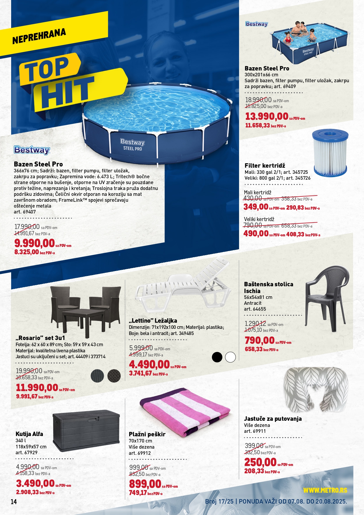 Metro katalog PREHRANA/NEPREHRANA 7-20.8.2025.